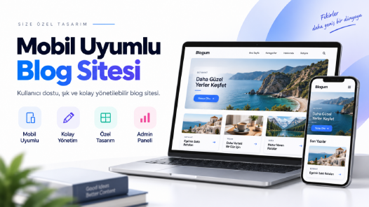 mobil uyumlu blog sitesi yaparım